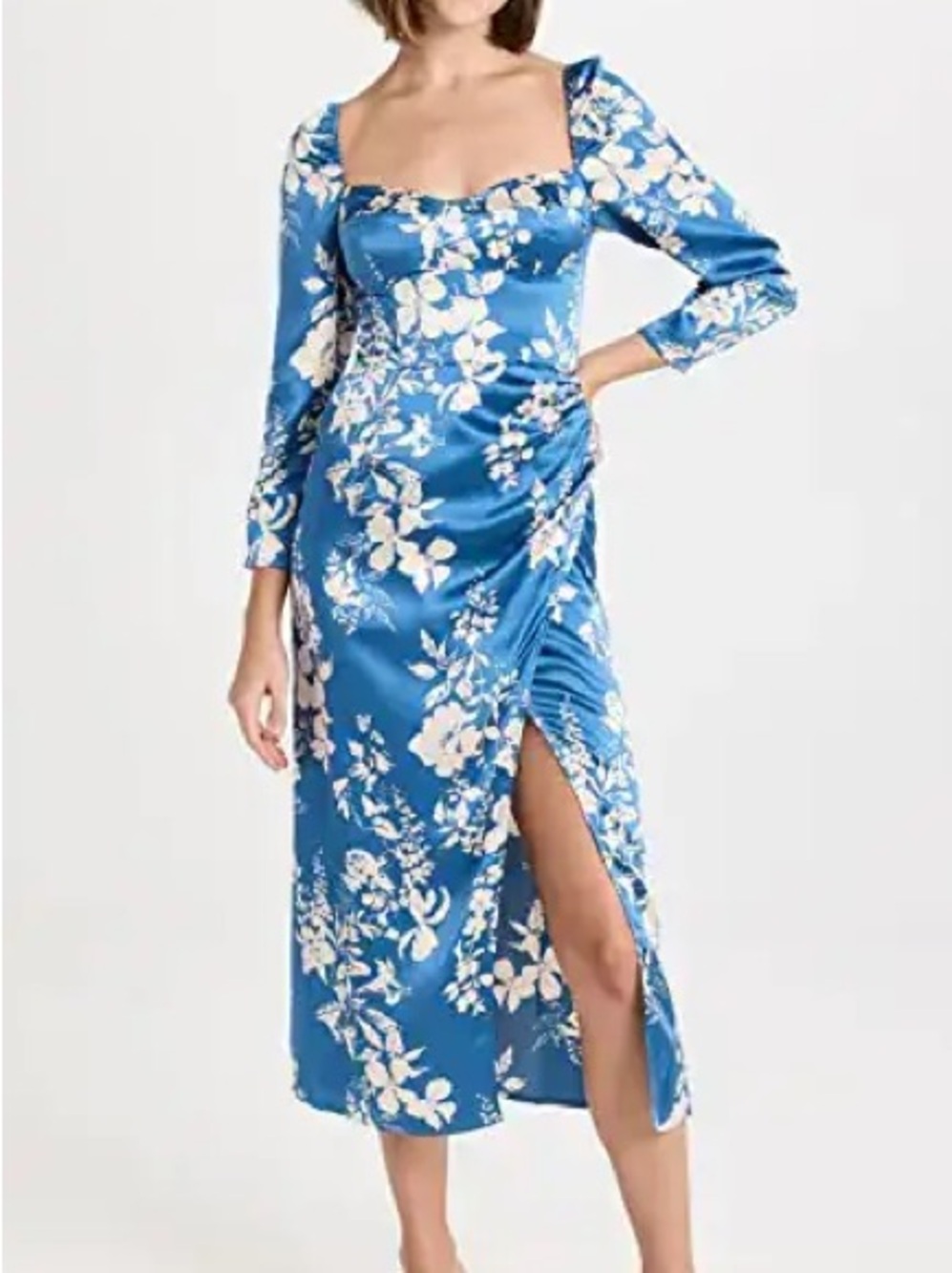 Reformation Gloriana Silk Dress
